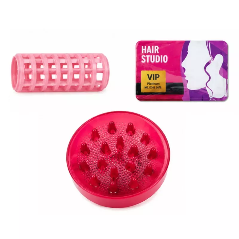 Conjunto de penteados LEAN TOYS com secador, espelho, luzes, sons e acessórios