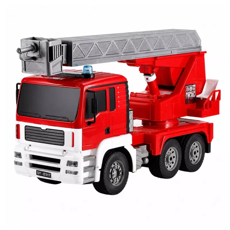 Veículo de bombeiros com lança rotativa 660°, radiocontrolado RC 1:20 LEAN TOYS