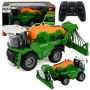 Ceifeira-debulhadora com função de pulverização, luzes, sons, 1:24 LEAN TOYS