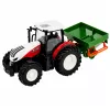 Trator RC com semeadora, luz, vermelho, 1:24 LEAN TOYS