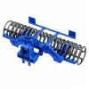 Trator com controlo remoto com rolo RC luzes vermelho 1:24 LEAN TOYS