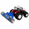 Trator com controlo remoto com rolo RC luzes vermelho 1:24 LEAN TOYS