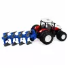 Trator RC com charrua dupla vermelho 1:24 LEAN TOYS