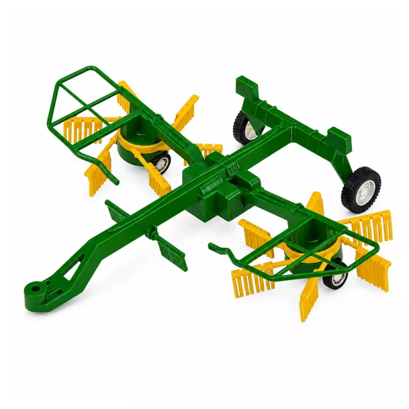 LEAN TOYS Trator telecomandado com ancinho de feno RC luzes 1:24