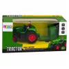 LEAN TOYS Trator agrícola RC telecomandado com atrelado agricultor 1:24
