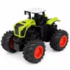 LEAN TOYS Trator agrícola alto com atrelado basculante, telecomandado, RC 1:16