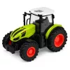 LEAN TOYS Trator RC telecomandado com atrelado de fardos de feno e iluminação 1:24