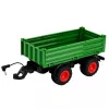 LEAN TOYS Trator agrícola RC com atrelado basculante verde 1:24