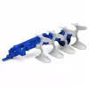 LEAN TOYS Ceifeira-debulhadora agrícola com barra de corte e arado, figuras de agricultores, cavalo, luz e som, 4 peças