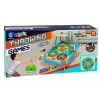 LEAN TOYS Jogo 4-em-1 de lançamento ao alvo e destreza com tabuleiro, sacos, argolas, frisbee