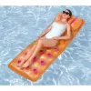 Bestway 43015 Colchão insuflável para piscina, laranja, 183x69x15 cm