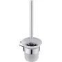 DEANTE Conjunto de escova de sanita de parede em aço inoxidável mate prateado/preto Osimo