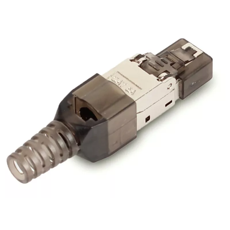 GETFORT Ficha modular RJ45 Cat.6A FTP sem ferramentas 8P8C