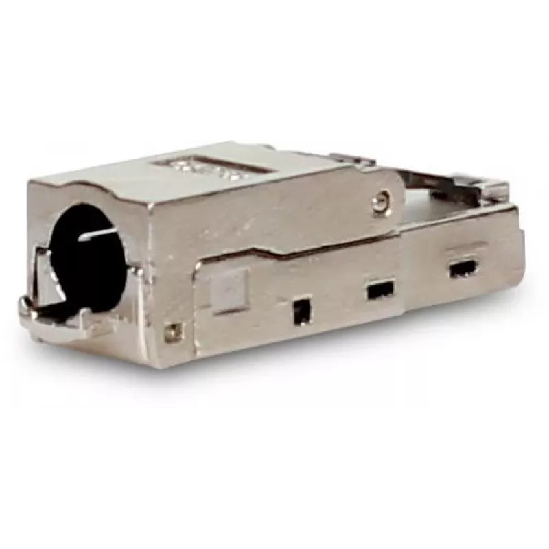 GETFORT Ficha modular RJ45 Cat.6A FTP sem ferramentas 8P8C