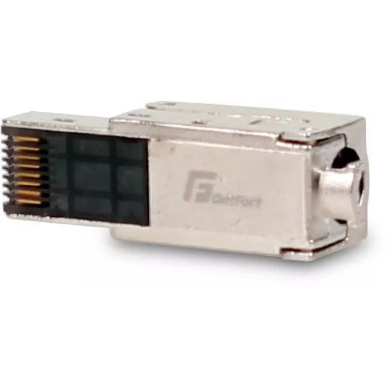GETFORT Ficha modular RJ45 Cat.6A FTP sem ferramentas 8P8C