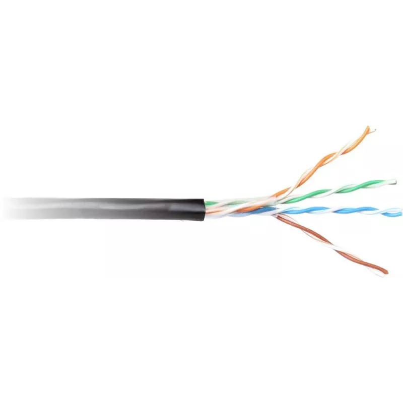 GETFORT Cabo exterior Cat.6 U/UTP 500m preto