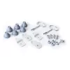 Getfort Armário de rack hermético 19 polegadas 6U para montagem na parede 550x320 mm IP54 cinzento