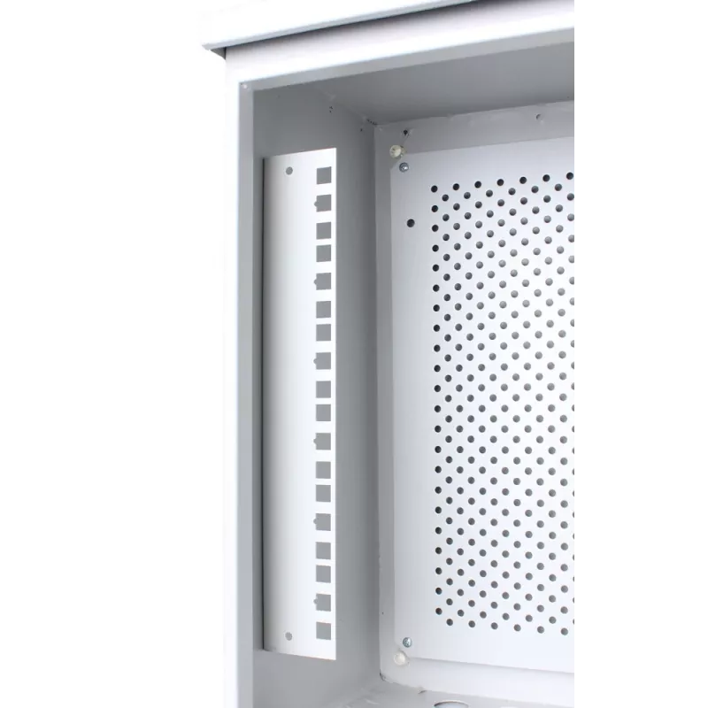 Getfort Armário de rack hermético 10 polegadas 9U para montagem na parede 330x230 mm IP54 cinzento-claro