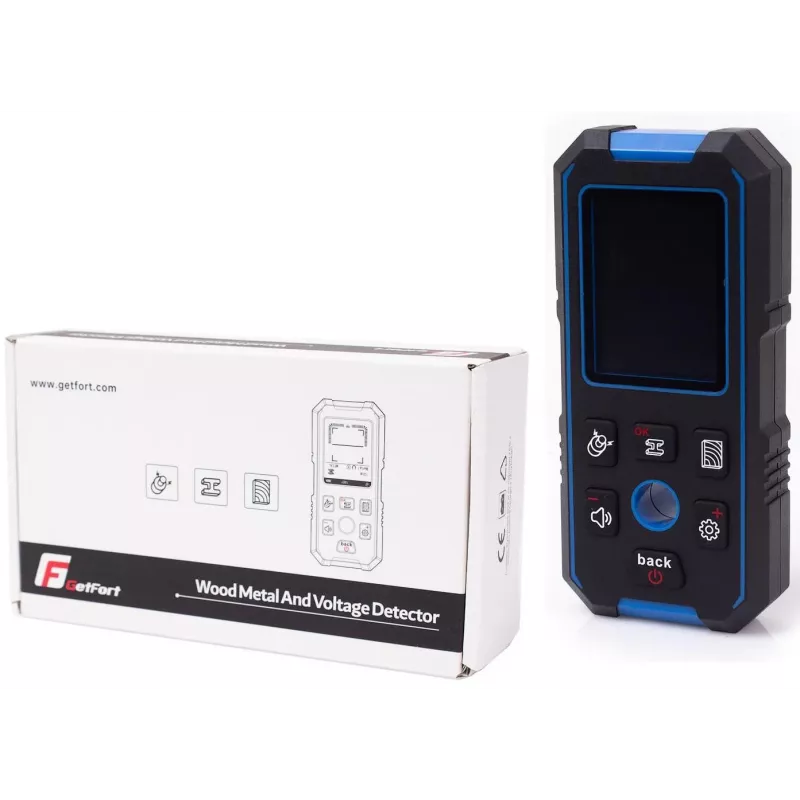 GETFORT GF-518 Detetor de tensão para madeira, metal e CA