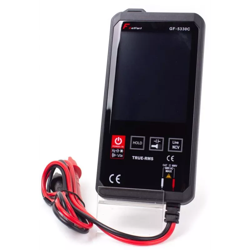 GETFORT GF-5330C Multímetro digital, 1999 contagens, True RMS, CAT III 600V