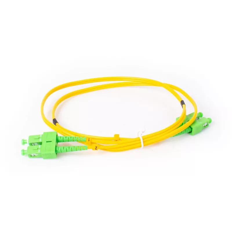 GETFORT GF-SASAD1 Cabo de patch de fibra ótica SM SC/APC-SC/APC duplex 1m