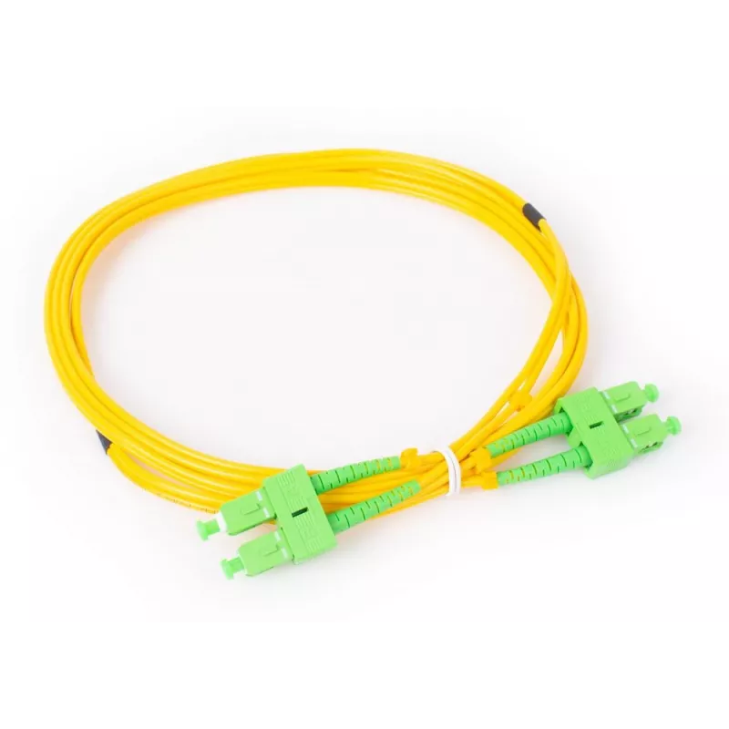 GETFORT GF-SASAD2 Cabo de patch de fibra ótica monomodo SC/APC para SC/APC duplex 2m