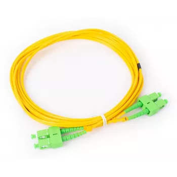 GETFORT GF-SASAD3 Cabo de patch de fibra ótica monomodo SC/APC para SC/APC duplex 3m