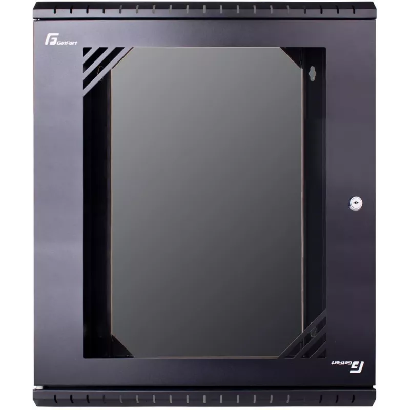 GETFORT ECO v3 Armário de rack 19 polegadas 12U 520x450 para parede preto