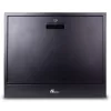 Getfort Armário de parede 2U para CCTV 580x540x130mm preto