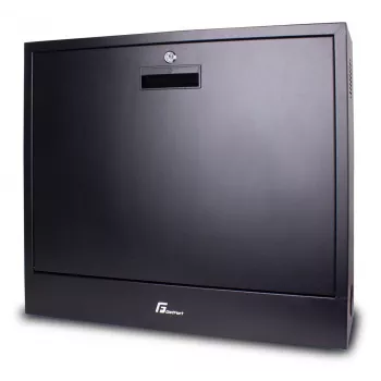 Getfort Armário de parede 2U para CCTV 580x540x130mm preto