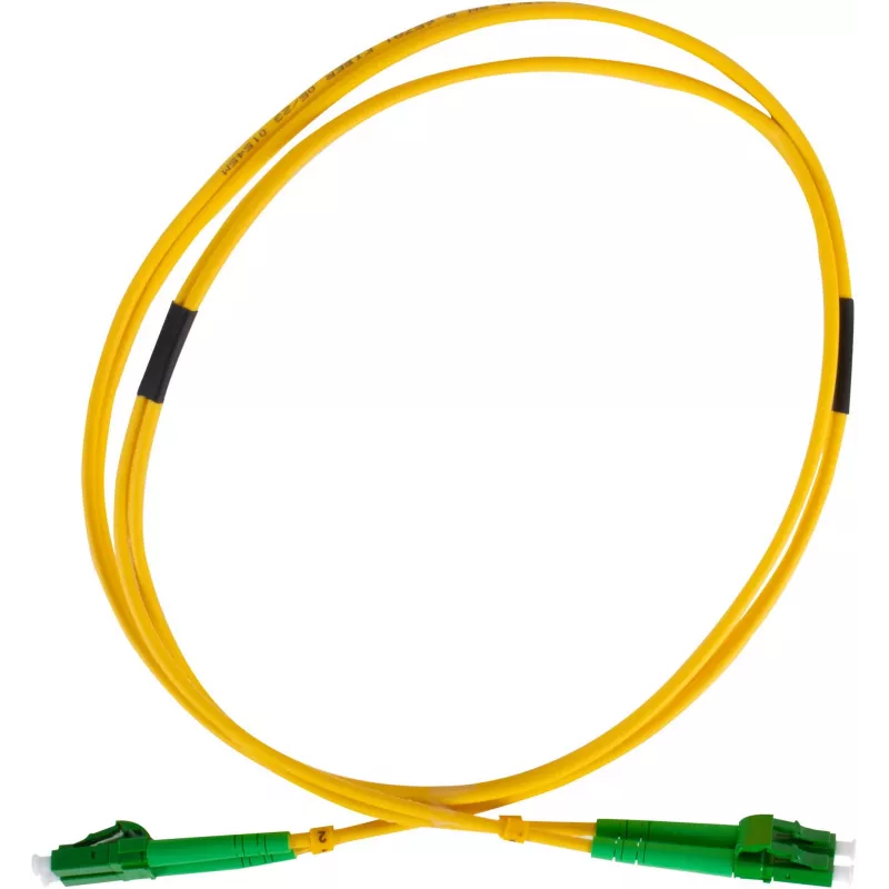 GETFORT Cabo de Patch de Fibra Ótica SM LC/APC a LC/APC Duplex 2m