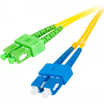 GETFORT Cabo de Patch de Fibra Ótica SM SC/UPC-SC/APC Duplex 3m