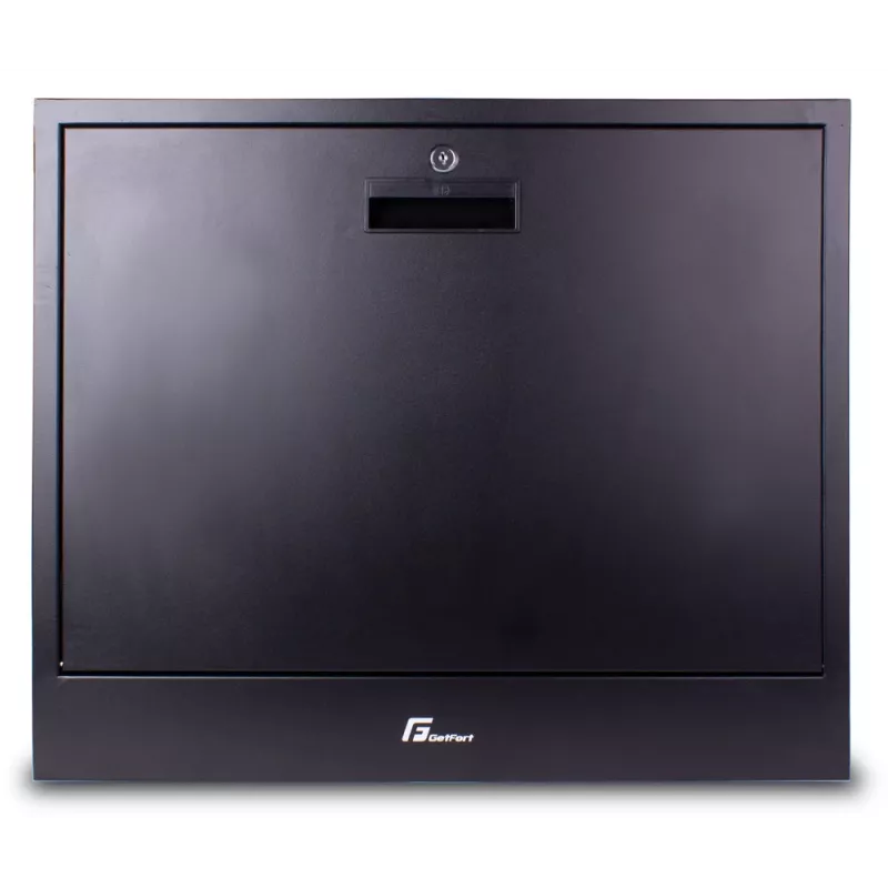 Getfort Caixa Rack CCTV 3U (Acesso Fácil) 600x540x255mm Preto VESA