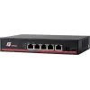 GETFORT GF-106-4PG-S-65 Switch Gigabit PoE+ 5 Portas (4 Portas PoE+, 65W, 1 SFP) Secretária/Parede