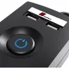 Getfort Régua de Tomadas com Proteção contra Sobretensões 5P 5m Preto USB