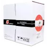 GETFORT Cabo de Rede Cat.6 U/UTP CCA 305m Cinzento