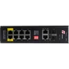GETFORT GF-110-8PG-2G-2S Switch Industrial PoE+, 8x PoE+ Gigabit + 2x Gigabit + 2x SFP, -40°C a 80°C