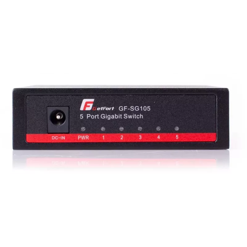 GETFORT SG105 Switch Gigabit Ethernet 5 Portas de Secretária