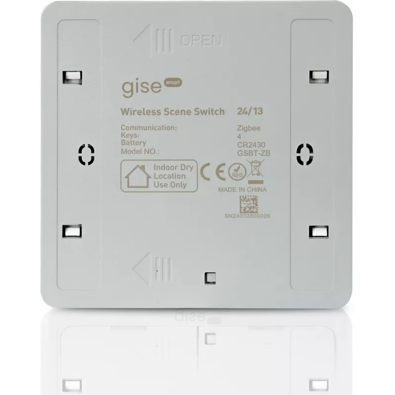 GISE Botão de Cena Inteligente Zigbee Tuya GSBT-ZB Branco