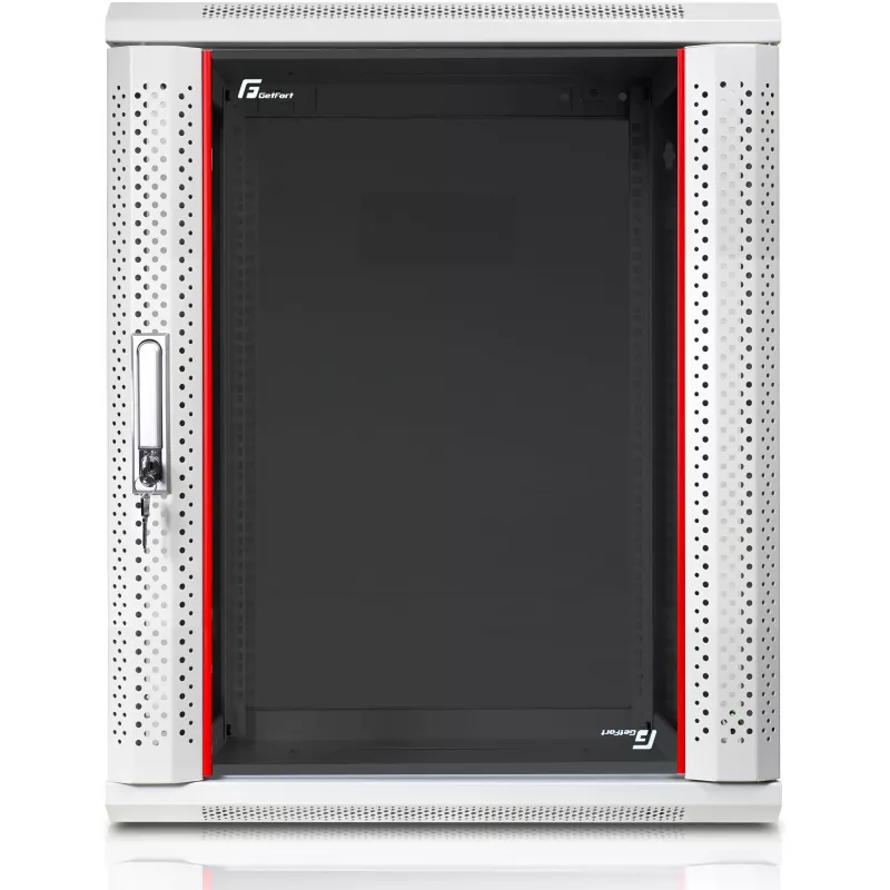 GETFORT CALI 19 polegadas 15U 600x600 Armário Rack de Montagem na Parede Cinzento