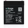 Bateria AGM Voltage 12V 5Ah VE12-5.0 (6-9 anos de vida útil)