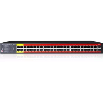 GETFORT GF-148-48PG-2S-800 Switch PoE+ Gerido 48 Portas Gigabit + 2 SFP 800W