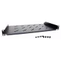 Getfort Prateleira Universal para Rack 19 polegadas 1U 170mm Preta