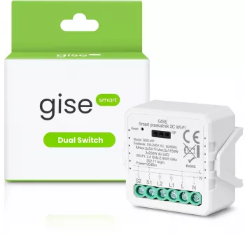 GISE Módulo WiFi de Relé Duplo Smart Tuya GDS-WF