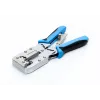 Alicate de cravar RJ45 Getfort 8P+6P+4P+AMP Cat.6 com controlo de pressão
