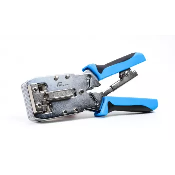 Alicate de cravar RJ45 Getfort 8P+6P+4P+AMP Cat.6 com controlo de pressão