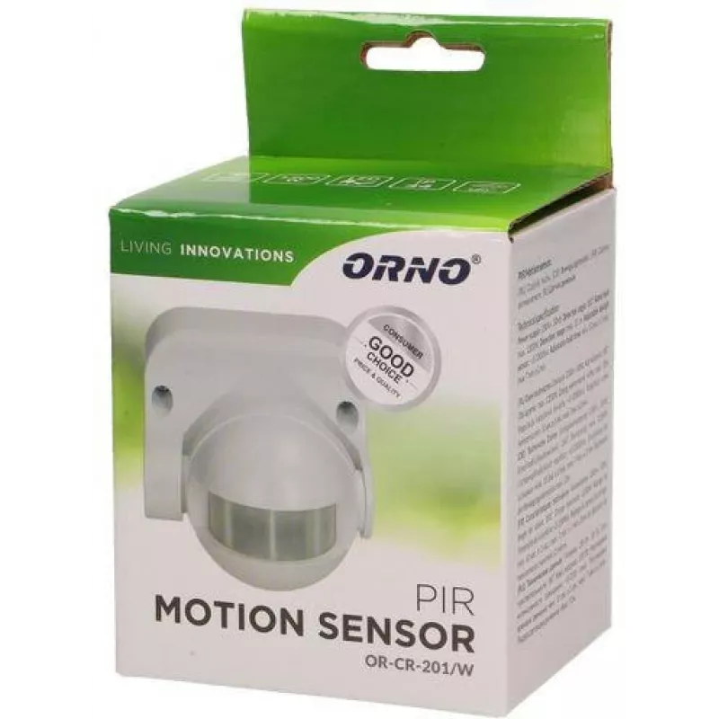 ORNO OR-CR-201/W Detetor de movimento PIR branco