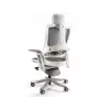 UNIQUE Wau 2 NW41 Cadeira de escritório ergonómica, cor carvão/rede branca