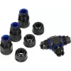 ORNO OR-AE-13602 Conector em T IP68, 3x4mm², 450V/25A, preto