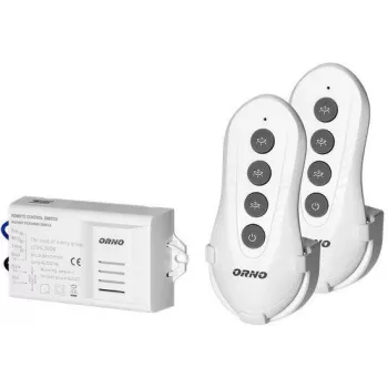 ORNO OR-GB-448 Conjunto de controlador de luz sem fios com 2 comandos